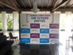 backdrop lona portal de documento